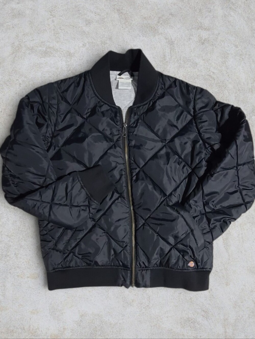 💣 Dickies Women's Quilted Jersey-Lined Bomber Jacket - Size Small
